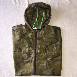 New Balance J. Crew Camouflage Windbreaker XL.